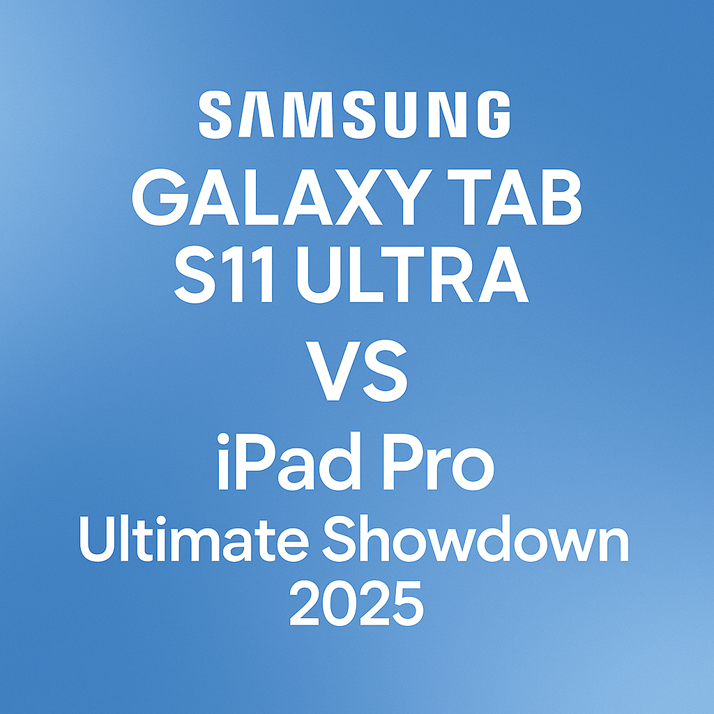 Samsung Galaxy Tab S11 Ultra Vs iPad Pro and Ultimate Showdown 2025